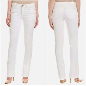 SPANX The Slim X Slim Boot White Jeans Size 32